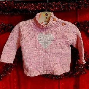 PINK‎ infant pullover sweater 3-6 months KRU supplies